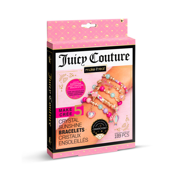 Juicy Couture: Міні-набір для створення шарм-браслетів 'Сонячне сяйво' з кристалами Swarovski