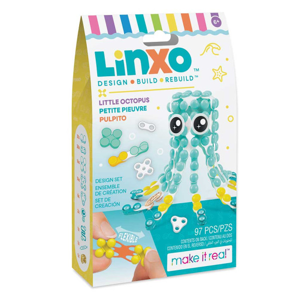 Make it Real.Linxo: Набір для створення брелоків-трансформерів 'Звірята' - Восьминіг