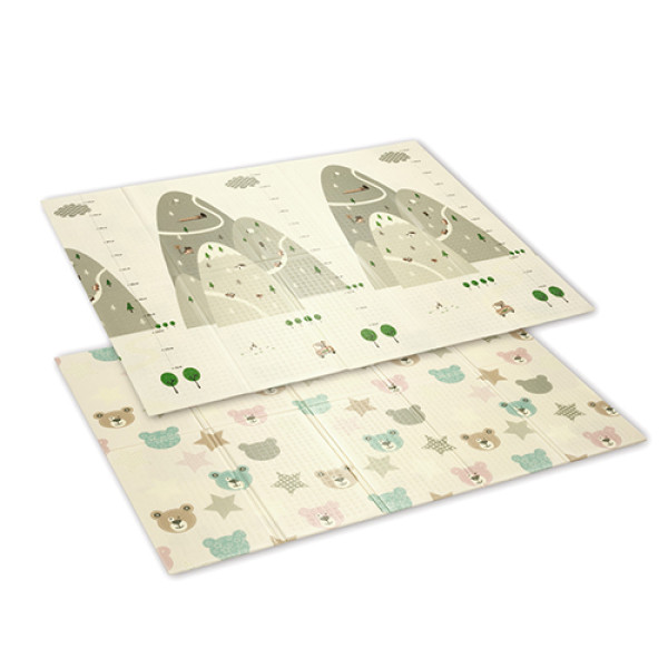 Розвиваючий килимок з пінопласту XPE (2-ох стронній) (150 см x 200 см)/"Babyono"