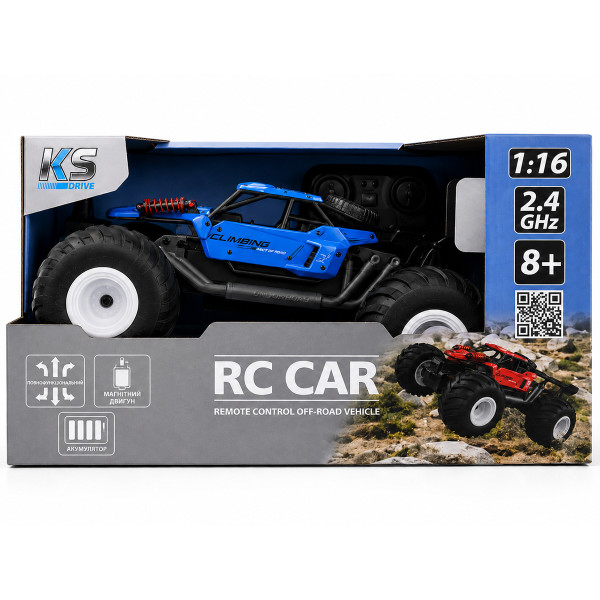 Автомобіль Off-road на р/к – Strong Power (синій, 1:16)