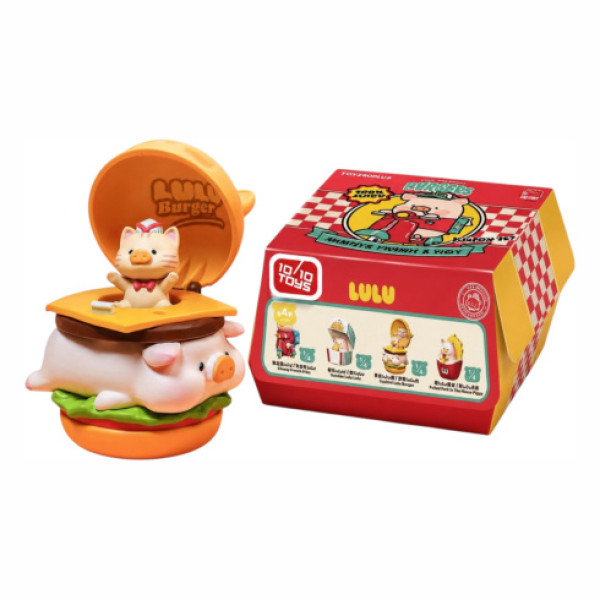 Фігурка-сюрприз 10/10 Toys LuLu the Piggy Burger Express Movable Series