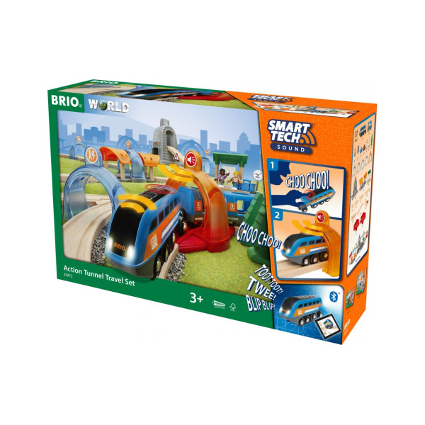 Велика дитяча залізниця BRIO Smart Tech (33972)