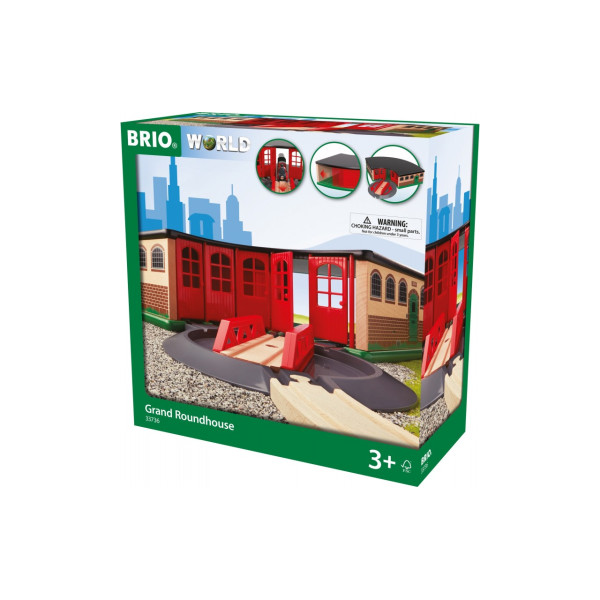 Велике депо для залізничної дороги BRIO (33736)