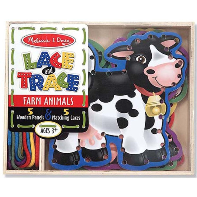 Дерев'яна шнурівка "Ферма" Melissa&Doug (MD3781)
