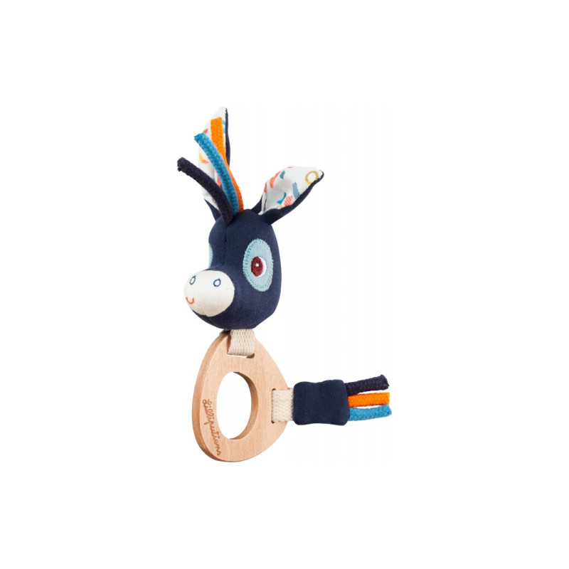 Дерев'яне брязкальце Lilliputiens Ослик Ігнасій (83331)