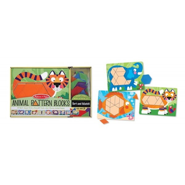 Дитяча дерев'яна мозаїка "Тварини" Melissa&Doug (MD4382)