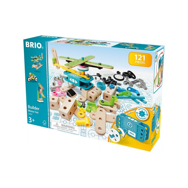 Конструктор BRIO Builder із мотором 121 ел. (34591)