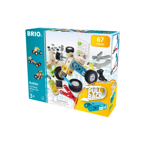 Конструктор BRIO Builder з інерційним двигуном 67 ел. (34595)