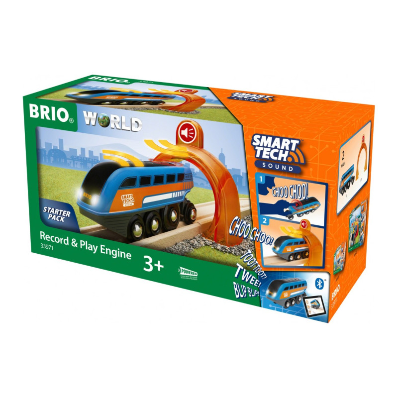 Локомотив BRIO Smart Tech зі звукозаписом (33971)