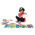 Мега-пазл, "Числа/Ферма", 24 елемента Melissa&Doug (MD31002)
