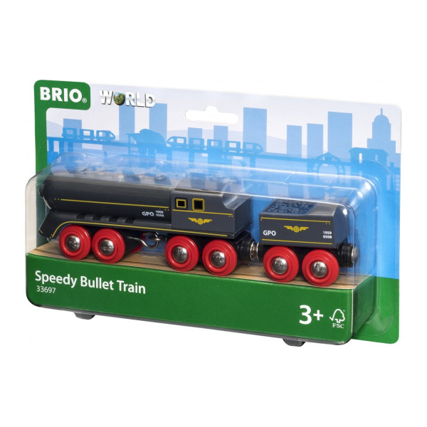 Поїзд для залізниці BRIO Speedy Bullet (33697)