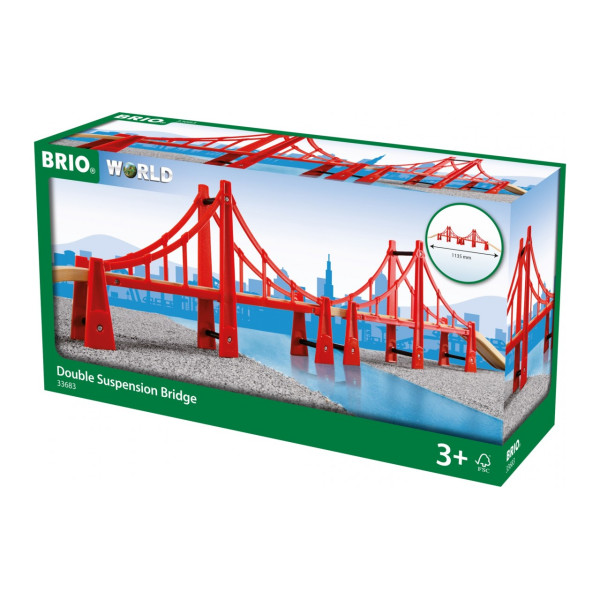 Подвійний підвісний міст для залізниці BRIO (33683)