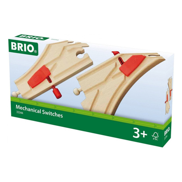 Стрілки з механізмом для залізниці BRIO (33344)