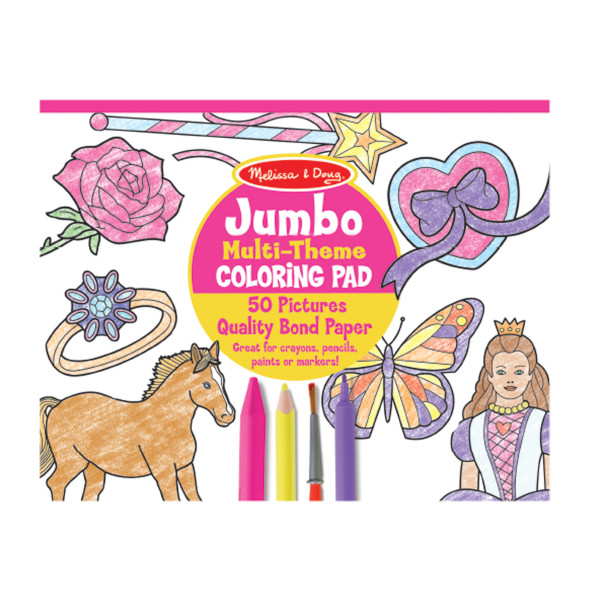Альбом розмальовок для дівчаток Melissa&Doug (MD4225)