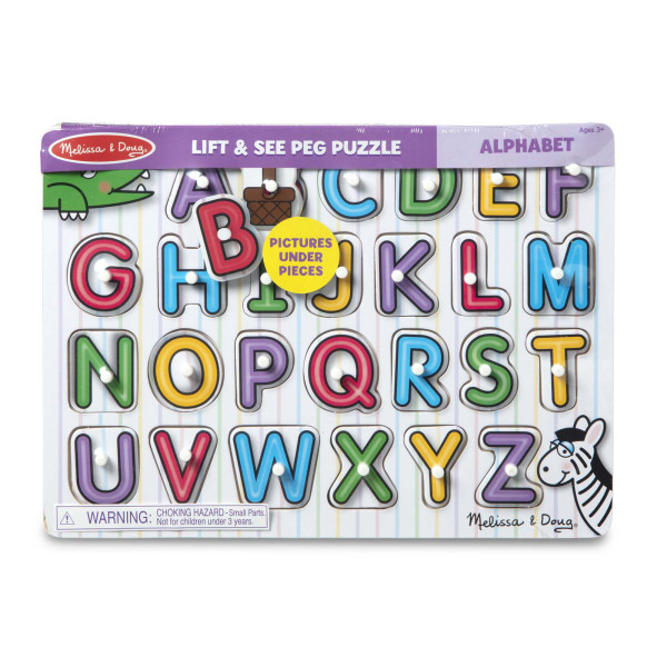 Дерев'яна рамка-вкладиш "Англійська абетка" Melissa&Doug (MD23272)