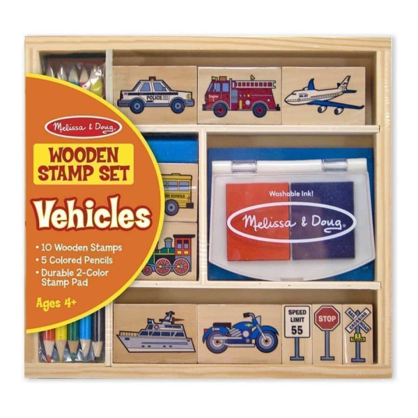 Набір штампів "Машинки"  Melissa&Doug (MD2409)