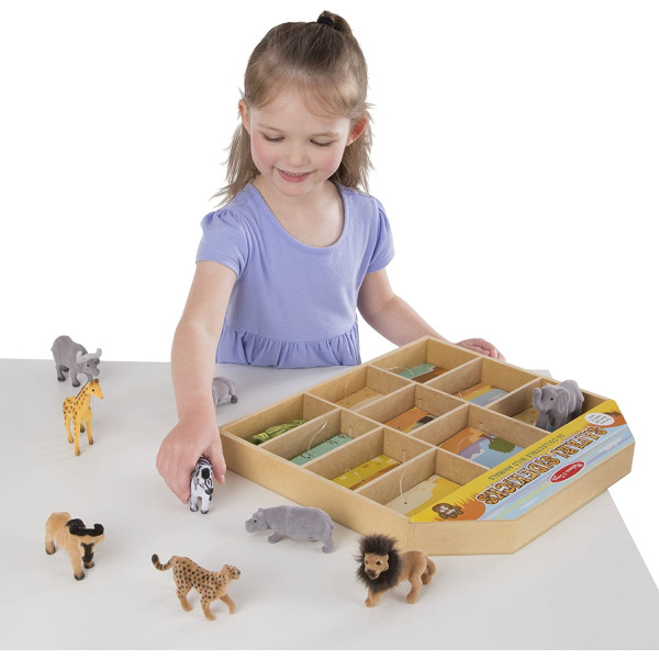 Ігровий набір диких тварин, 10 штук Melissa&Doug (MD593)