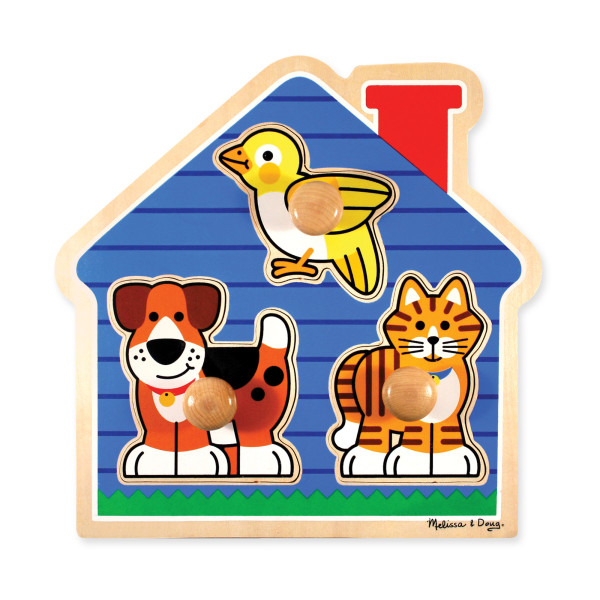 Формовий пазл для малюків "Домашні тварини" Melissa&Doug (MD2055)