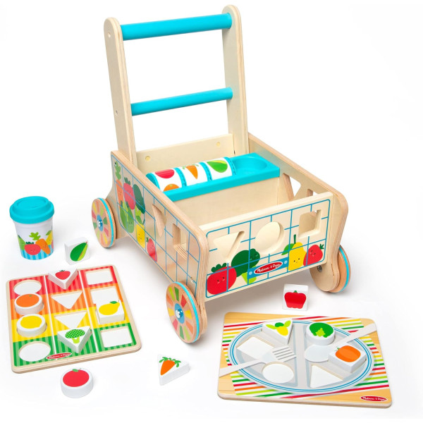 Дерев'яний продуктовий розвиваючий візок Melissa&Doug (MD30732)
