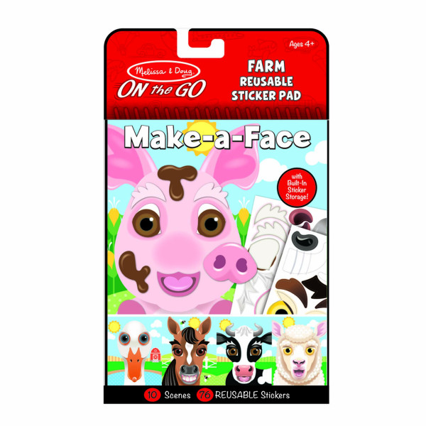 Блокнот з багаторазовими наліпками "Ферма" Melissa&Doug (MD30511)
