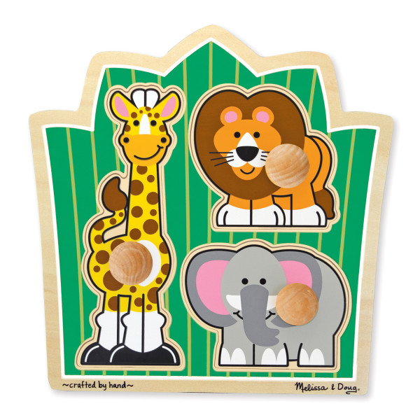 Формовий пазл для малюків "Друзі з джунглів" Melissa&Doug (MD3375)