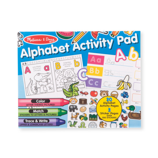 Альбом розмальовок / наліпок "Алфавіт" Melissa&Doug (MD8563)