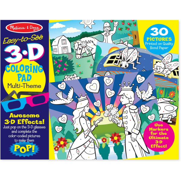 3D розмальовка по крапкам для дівчаток Melissa&Doug (MD9963)