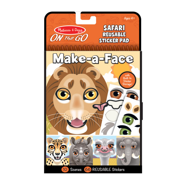 Блокнот з багаторазовими наліпками "Сафарі" Melissa&Doug (MD30510)