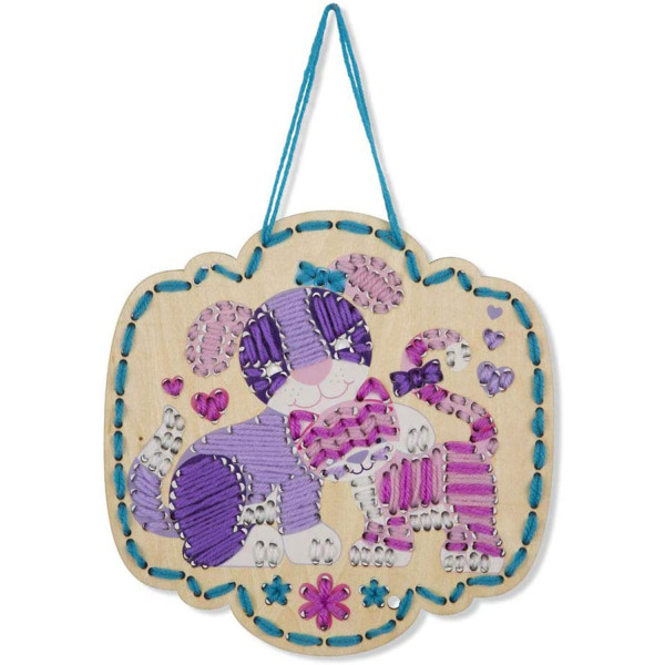 Вишивка по дереву "Кошеня і щеня" Melissa&Doug (MD8916)