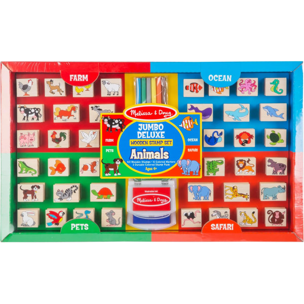 МЕГА-набір "Дерев'яні штампи" Melissa&Doug (MD93416)