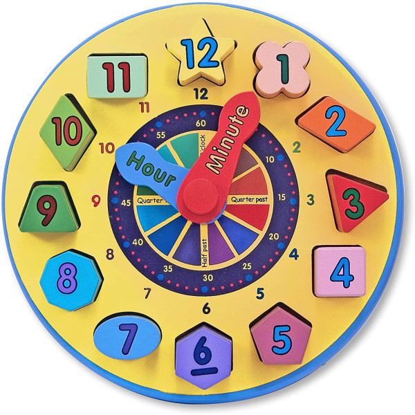 Кольоровий годинник-сортувальник Melissa&Doug (MD10159)