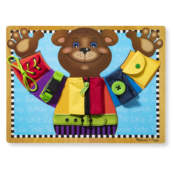 Дерев'яна дошка - застібки Melissa&Doug (MD3784)