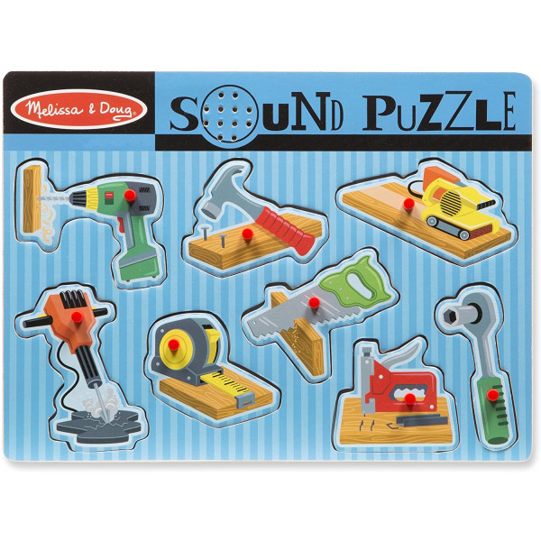 Звуковий пазл "Будівельні інструменти" Melissa&Doug (MD10733)