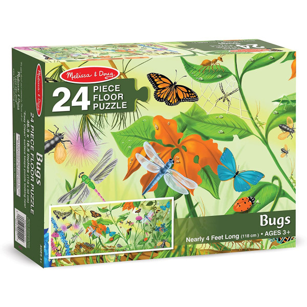 Мега-пазл "Жуки", 24 елемента Melissa&Doug (MD420)