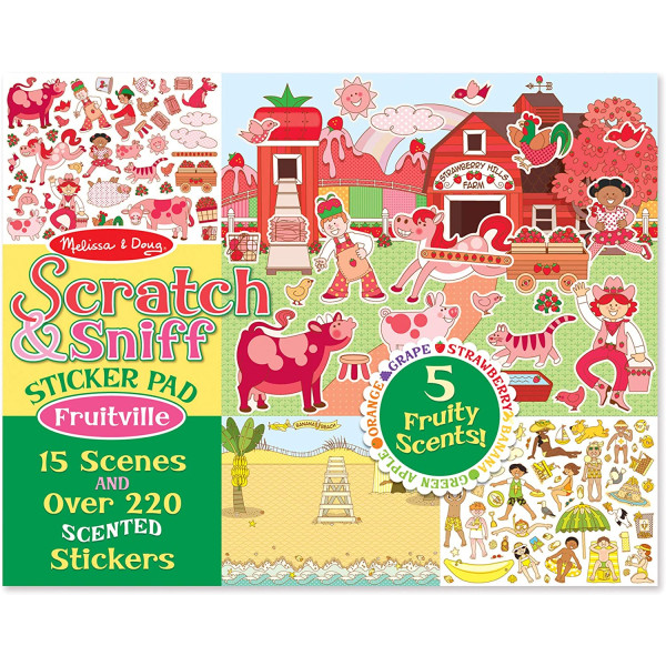 Набір ароматичних наліпок "Фруктоград" Melissa&Doug (MD12193)