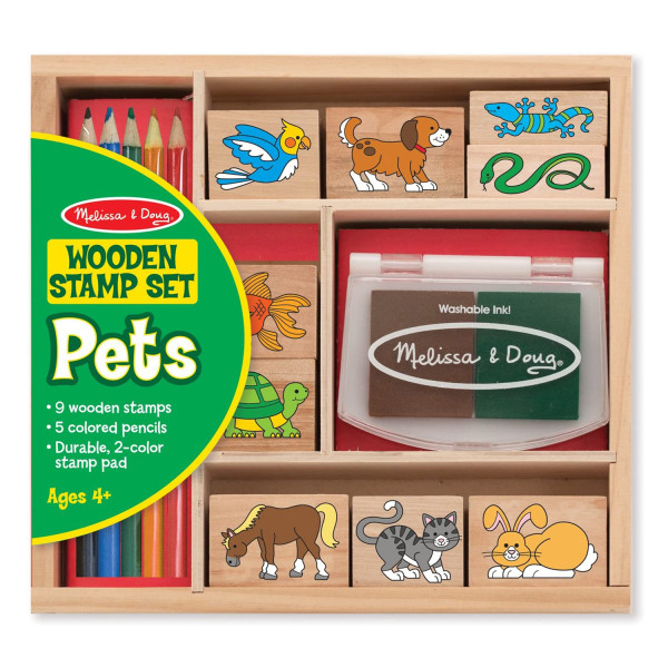 Набір штампів "Домашні тварини" Melissa&Doug (MD9363)