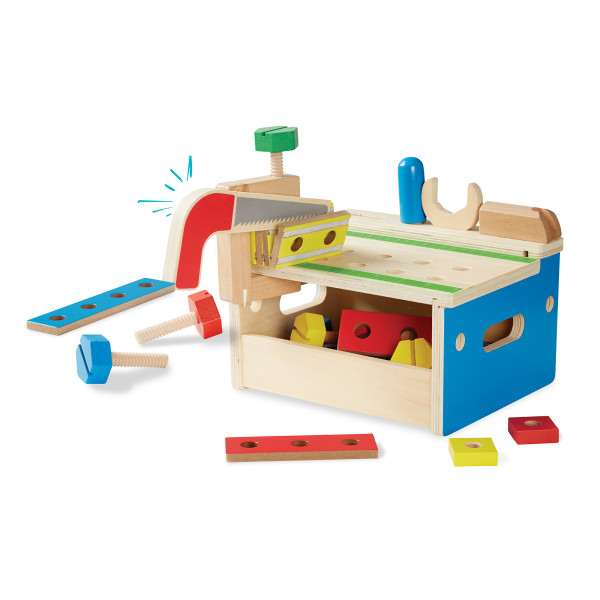 Дерев'яний будівельний набір для хлопчиків Melissa&Doug (MD19386)