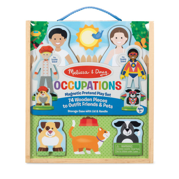 Дерев'яний набір з магнітними фігурками "Діяльність" Melissa&Doug (MD9309)