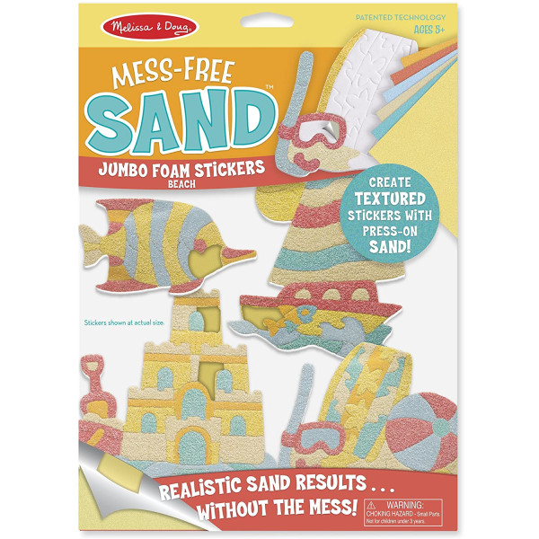 Об'ємні блискучі наліпки "Пляж" Melissa&Doug (MD30042)