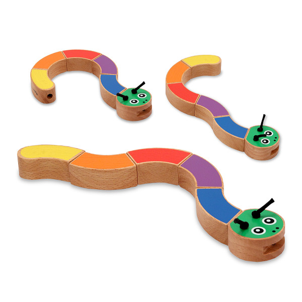 Дерев'яна головоломка "Гусениця" Melissa&Doug (MD3032)