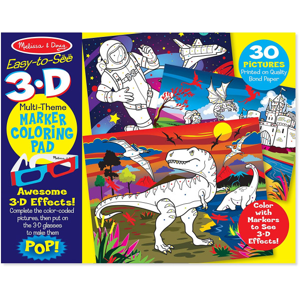 3D розмальовка по крапкам для хлопчиків Melissa&Doug (MD9964)