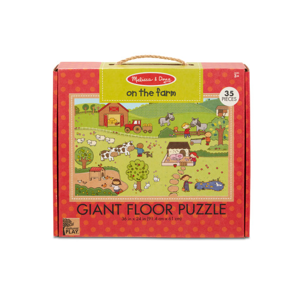 Гігантська головоломка-пазли "На фермі", 35 ел. Melissa&Doug (MD31375)