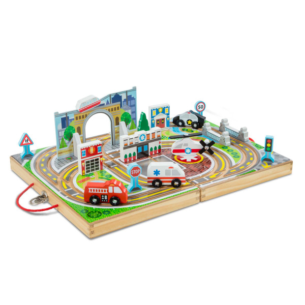 Дерев'яний футляр "Місто" Melissa&Doug (MD30141)
