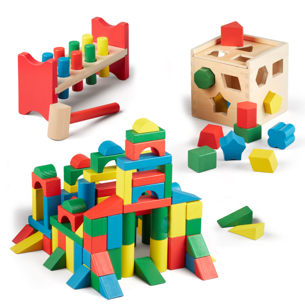 МЕГА-набір "Кубики/Сортер/Стучалка" Melissa&Doug (MD93685)