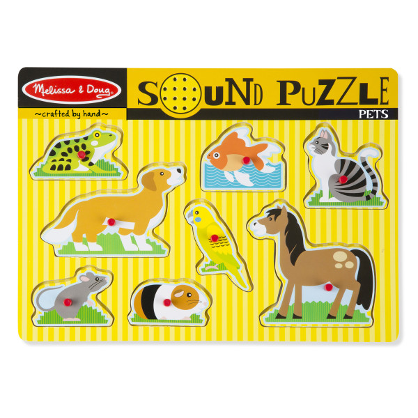 Звуковий пазл "Домашні тварини" Melissa&Doug (MD730)