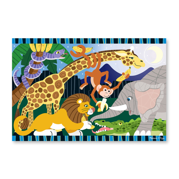 Мега-пазл "Сафарі", 24 елемента Melissa&Doug (MD4423)