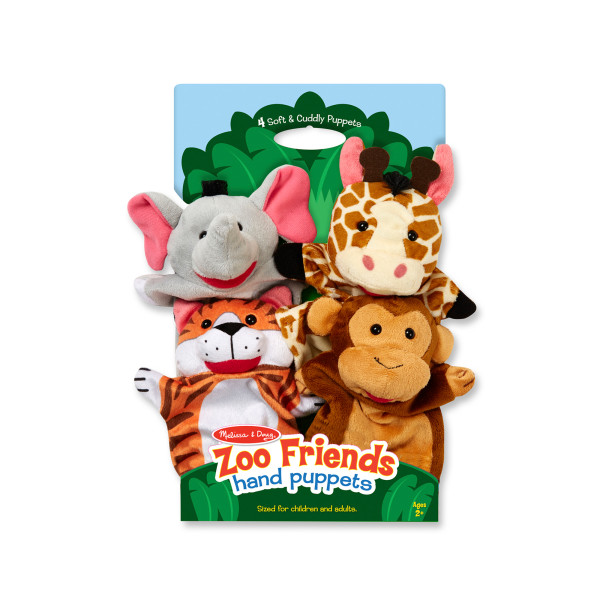 Ляльковий театр "Зоопарк", 4 штуки Melissa&Doug (MD9081)