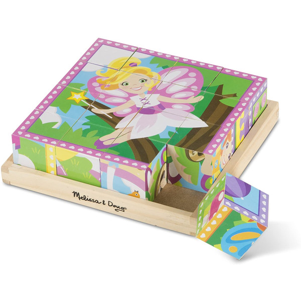 Дерев'яні кубики "Принцеси і феї" на платформі Melissa&Doug (MD19040)