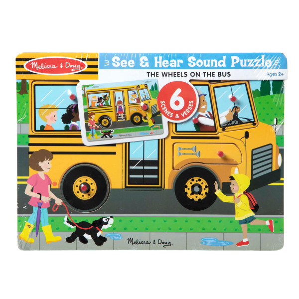 Звуковий пазл "Шкільний автобус" Melissa&Doug (MD10739)