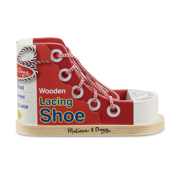 Зашнуруйте дерев'яний кед Melissa&Doug (MD3018)